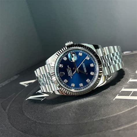 rolex datejust oyster 41 mm oystersteel and white gold|rolex datejust prezzo listino.